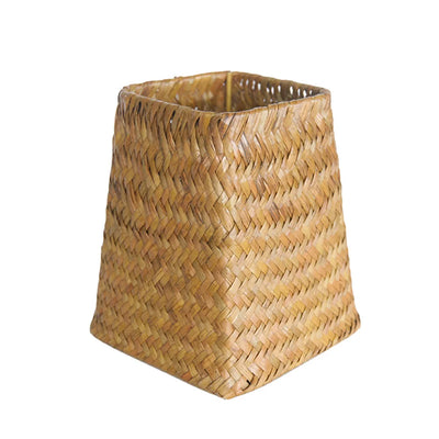 Hand Seagrass Woven Basket Wicker