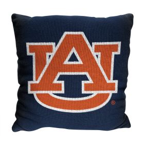 Auburn OFFICIAL NCAA "Invert" Woven Pillow; 20" x 20"