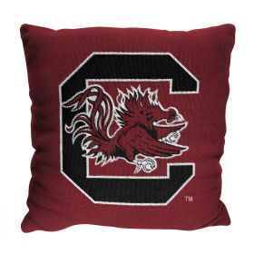 South Carolina OFFICIAL NCAA "Invert" Woven Pillow; 20" x 20"