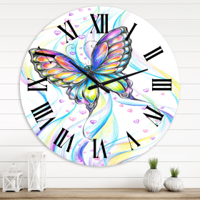 Designart 1 in Quartz Traditional Wall Clock