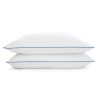 Set of 2 Queen size Memory Foam Pillow with Removable Machine Washable Cover