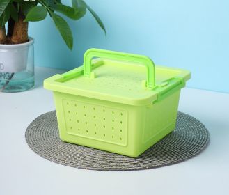 Plastic Minipet Travel Storage Box Outer Cage (Option: Fresh Green)