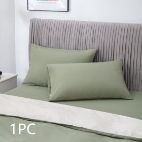 Grounding Gas Pillowcase Antibacterial Silver Fiber Grade A Pure Cotton Fabric Anti-static (Option: Green-US 51x76cm)