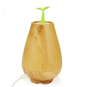 Wood Grain Humidifier Ultrasonic Essential Oil Aromatherapy Machine (Option: Light Wood Grain-Australian Standard)