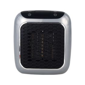 Mini Fan Heater Wall-mounted Dormitory Warm Artifact (Option: Gray-National Standard-1PCS)