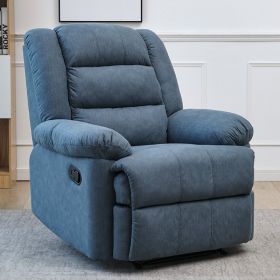 Single Electric Massage Multi-functional Recliner Living Room Bedroom (Option: Blue-Sofa4-USB)