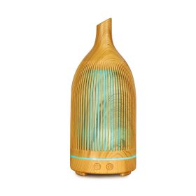 Creative Aroma Diffuser Wood Grain Hollow (Option: Light wood grain2-AU)