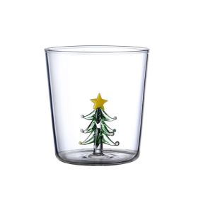 Creative Three-dimensional Christmas Tree Shape Single-wall Cup Home (Option: Green Christmas Cup-301 400ml)