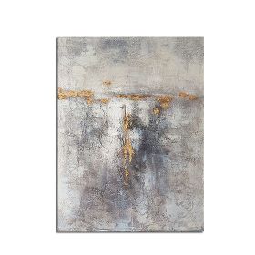 Ha's Art Top Selling Handmade Abstract Oil Painting Wall Art Modern Minimalist White Picture Canvas Home Decor For Living Room Bedroom No Frame (size: 100X150cm)