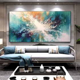 Hand Painted Oil Painting Large Acrylic Oil Painting On Canvas Abstract Painting Canvas Original abstract canvas wall art contemporary Painting For Li (Style: 1, size: 75x150cm)