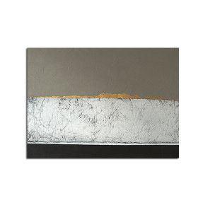 Ha's Art Top Selling Handmade Abstract Oil Painting Wall Art Modern Minimalist Picture Canvas Home Decor For Living Room Bedroom No Frame (size: 60X90cm)