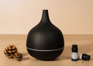 Handmade Cement Atomization Mute Humidifier Household Mini Ultrasonic Aroma Diffuser (Option: Black-American Standard)