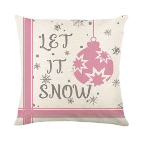 Home Fashion New Christmas Pillowcase (Option: JYM3653-45 X45cm Without Pillow)