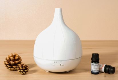 Handmade Cement Atomization Mute Humidifier Household Mini Ultrasonic Aroma Diffuser (Option: White-Domestic 3C)